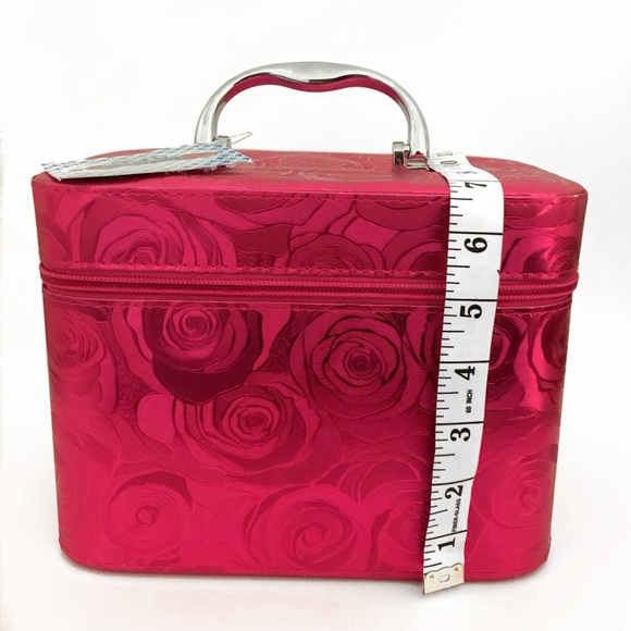 Karriage Mate Metallic Pink Rose Cosmetic Box - Picture 5 of 6